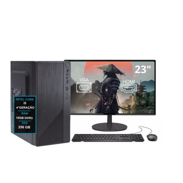 Computador I5 2ª 16gb Ddr3 Ssd512gb Monitor 20