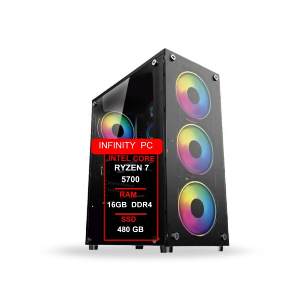 Computador Ryzen 7 5700g 16gb Ddr4 Ssd480gb