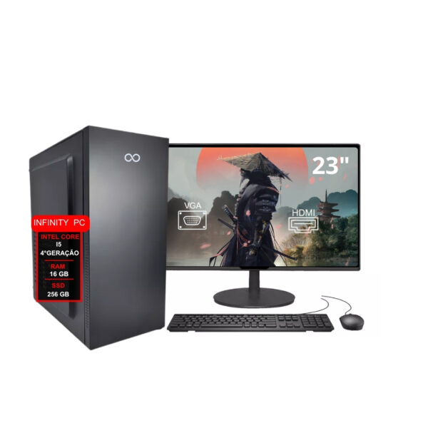 Computador I5 4ª 16gb Ddr3 256gb Monitor 23