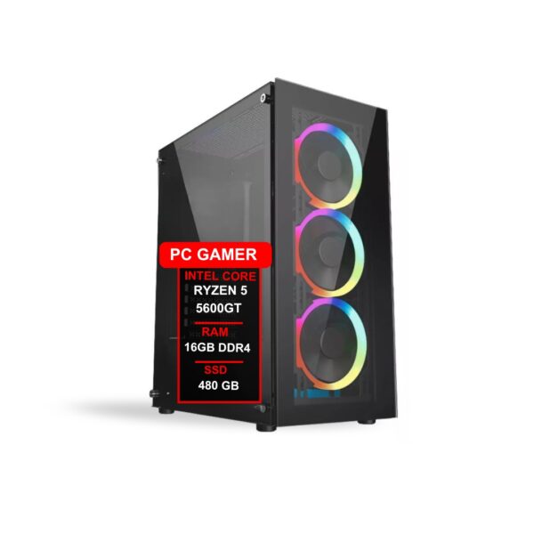 Computador Ryzen 5 5600gt 16gb Ddr4 Ssd 480gb Gamer