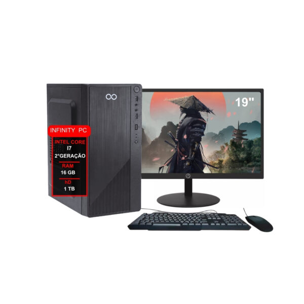 Computador I5 3ª 16gb Ddr3 1tb Monitor 19