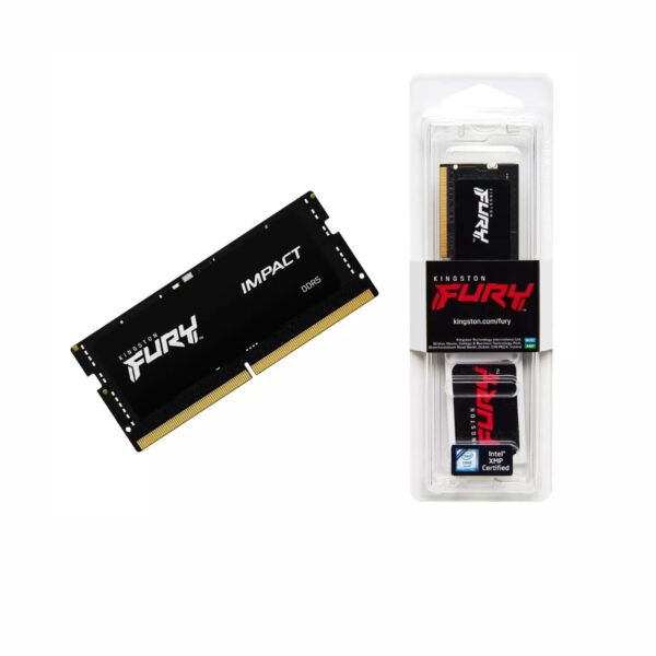 Mem Nb Ddr5 32gb 4800 Kingston Fury Impact Preto