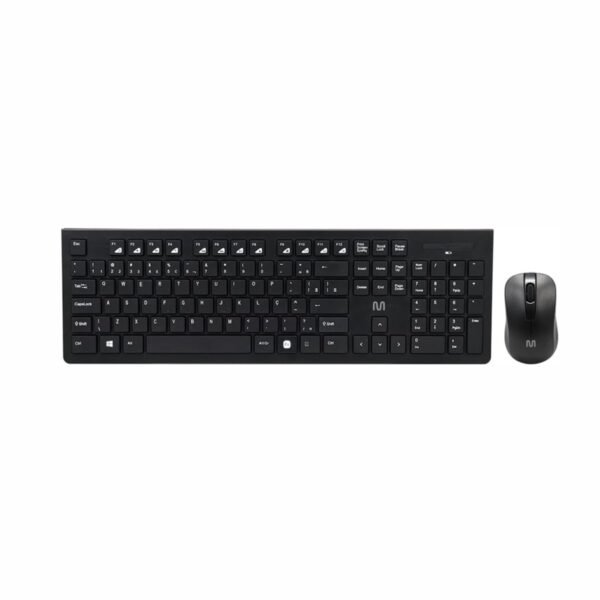 Kit Teclado + Mouse sem Fio Cs100 Usb Multimidi 1600 Pilha Pt