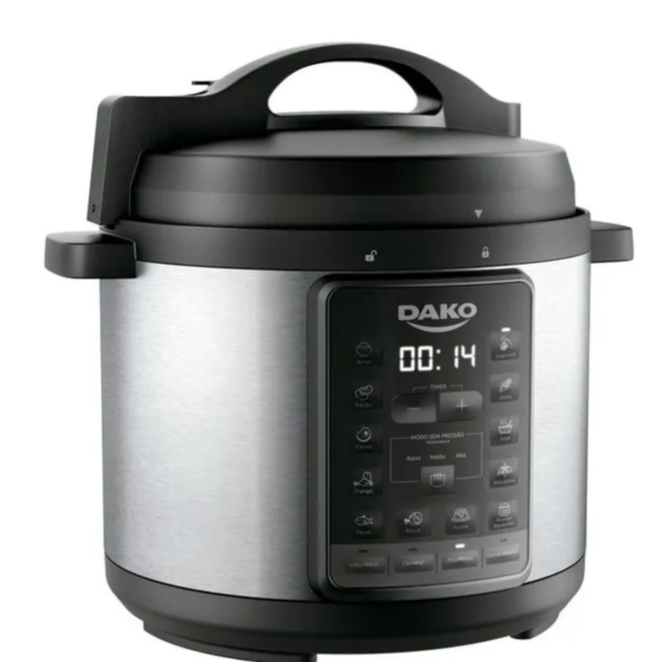 Panela de Pressão Elétrica Dako ? 6L ? Multifunções ? 127V ? Box IF