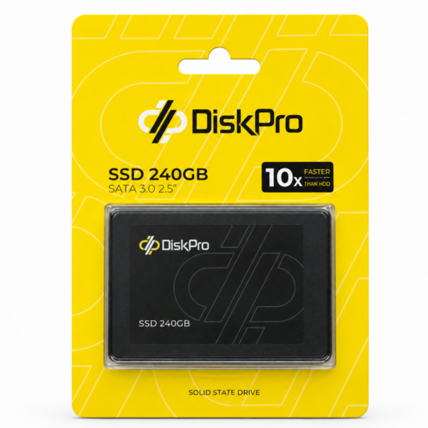 HD SSD DISKPRO 240GB SATA III 25 SSD INTERNO PARA NOTEBOOK E PC